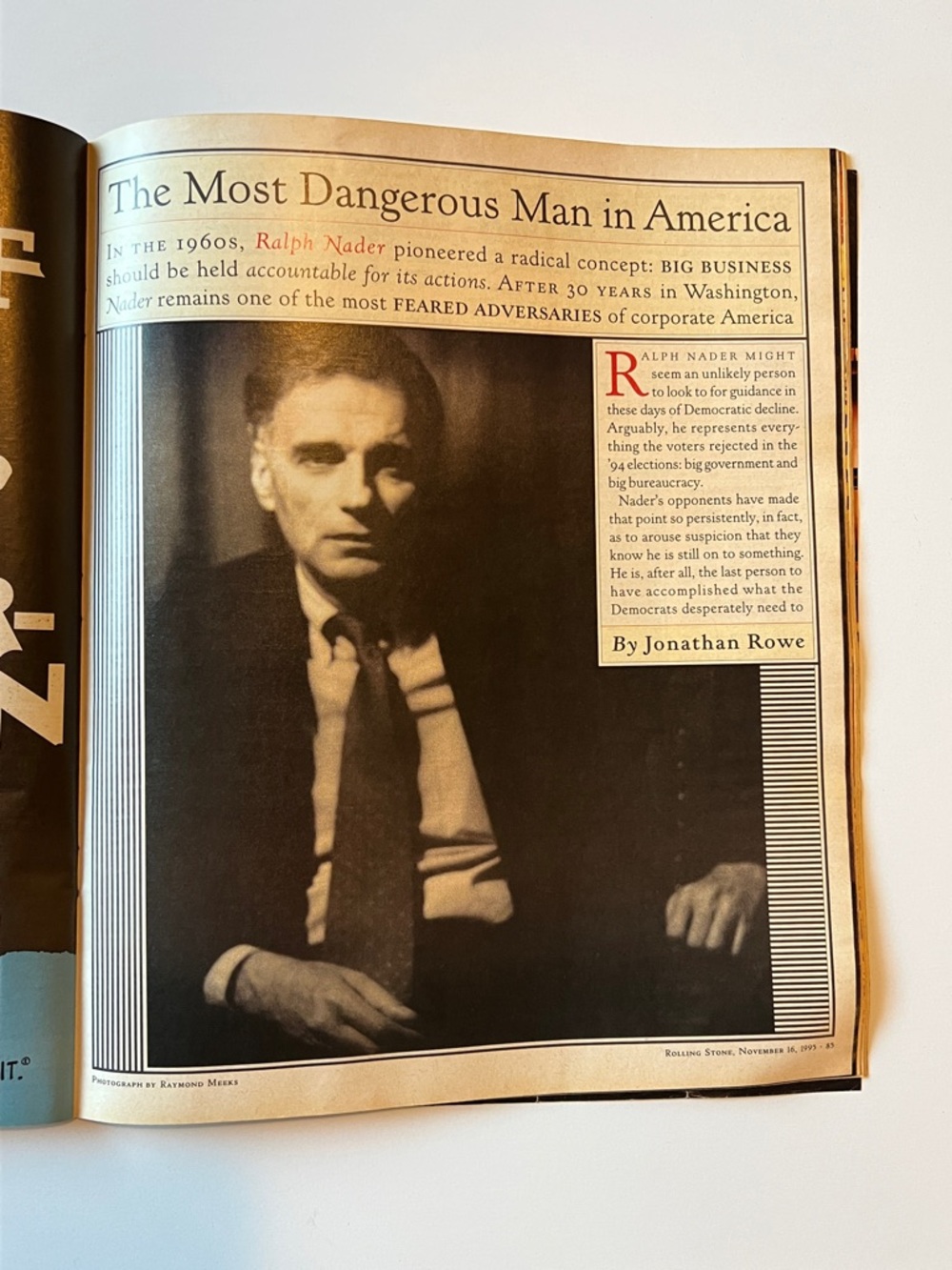 Rolling Stone Nov 16 1995 Smashing Pumpkins Billy Corgan Issue 721 Magazine - Picture 11 of 12